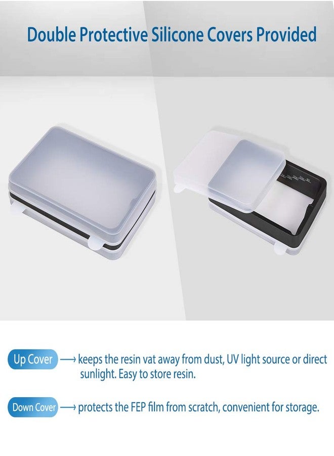 Sovol خزان راتنج طابعة ثلاثية الأبعاد من Sovol مصنوع من الألومنيوم المؤكسد مع غشاء FEP وحلقة فولاذية مثبتة مسبقًا، وخزان راتنج بإطار معدني متين (Photon Mono 4K). - Image 2